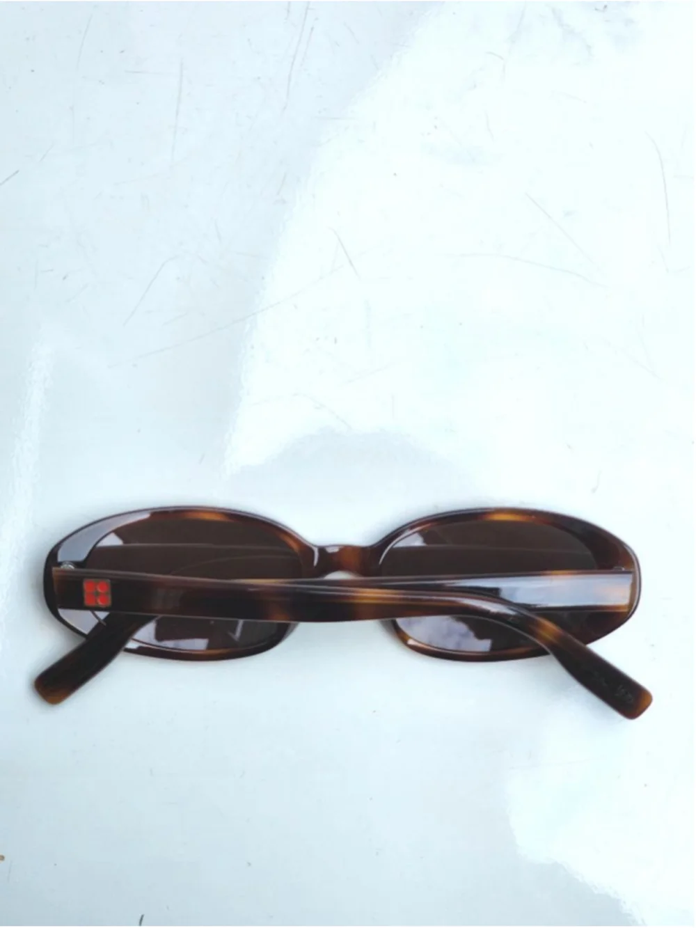 KATE SPADE Belle Brown Tortoiseshell Striped Oval Sunglasses‎ #33